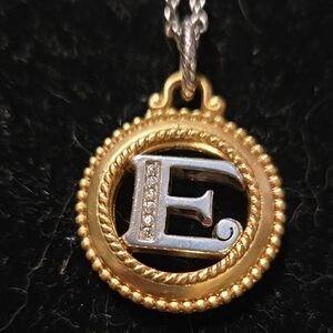 Brighton Gold and Silver Initial Necklace
